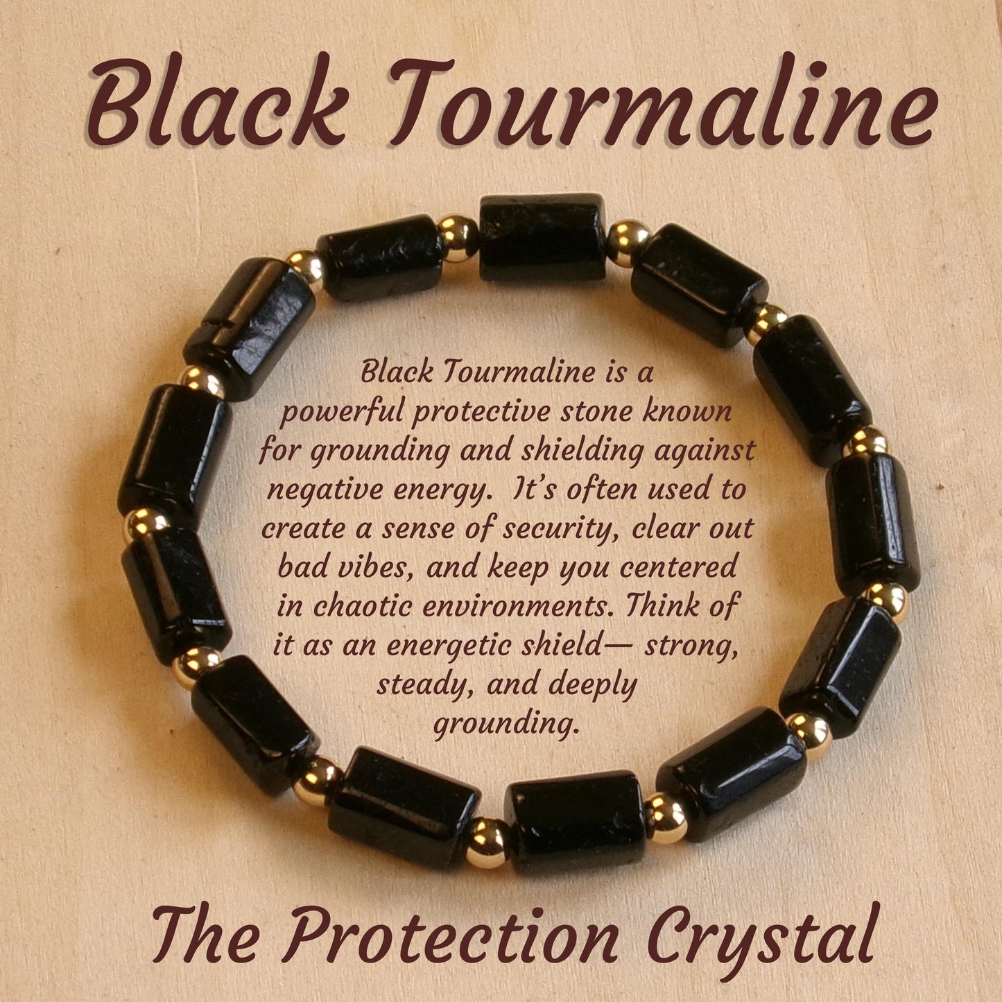 Healing Crystal Bracelet: Amethyst, Rose Quartz, Lapis Lazuli, Tiger's Eye