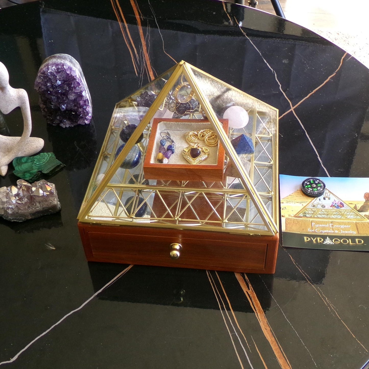 PyraCharger™ Pyramid Energizer – Patent-Pending Crystal Charging & Cleansing Tool
