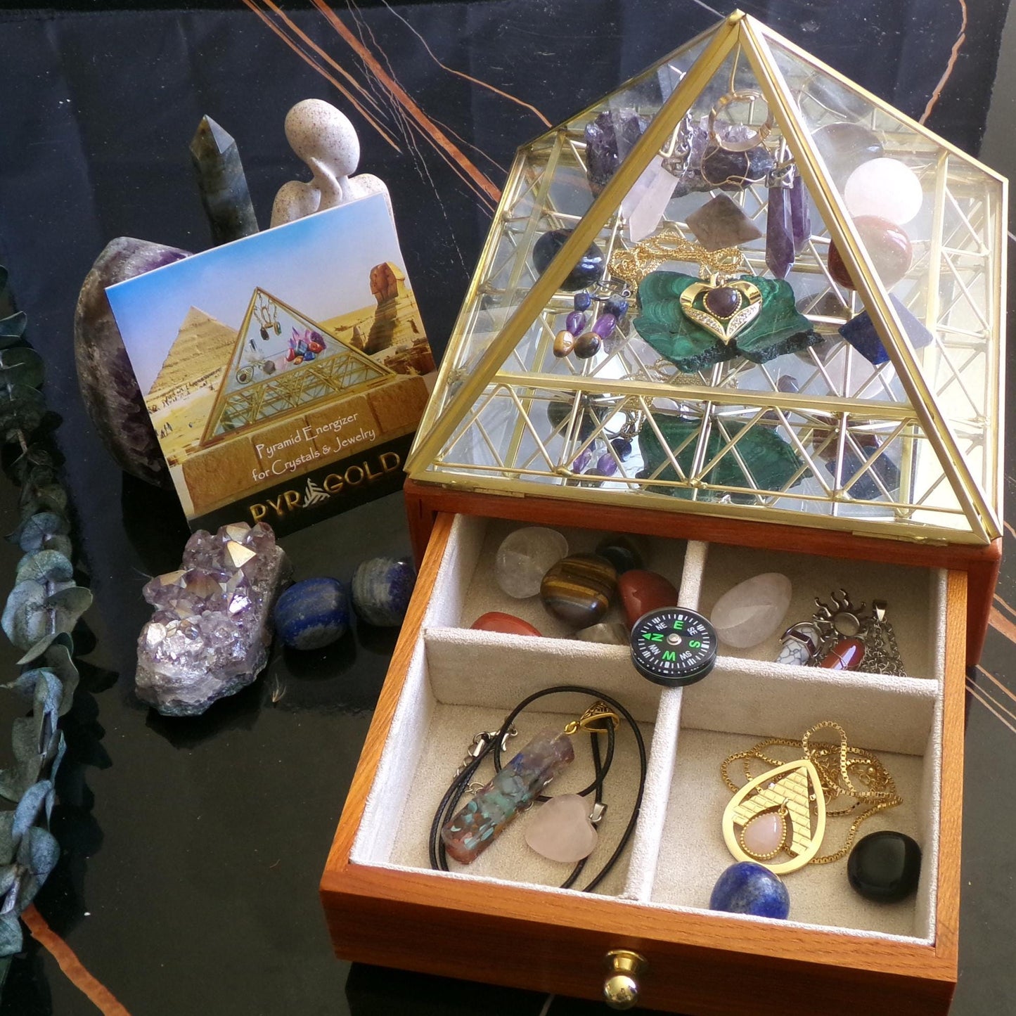 PyraCharger™ Pyramid Energizer – Patent-Pending Crystal Charging & Cleansing Tool