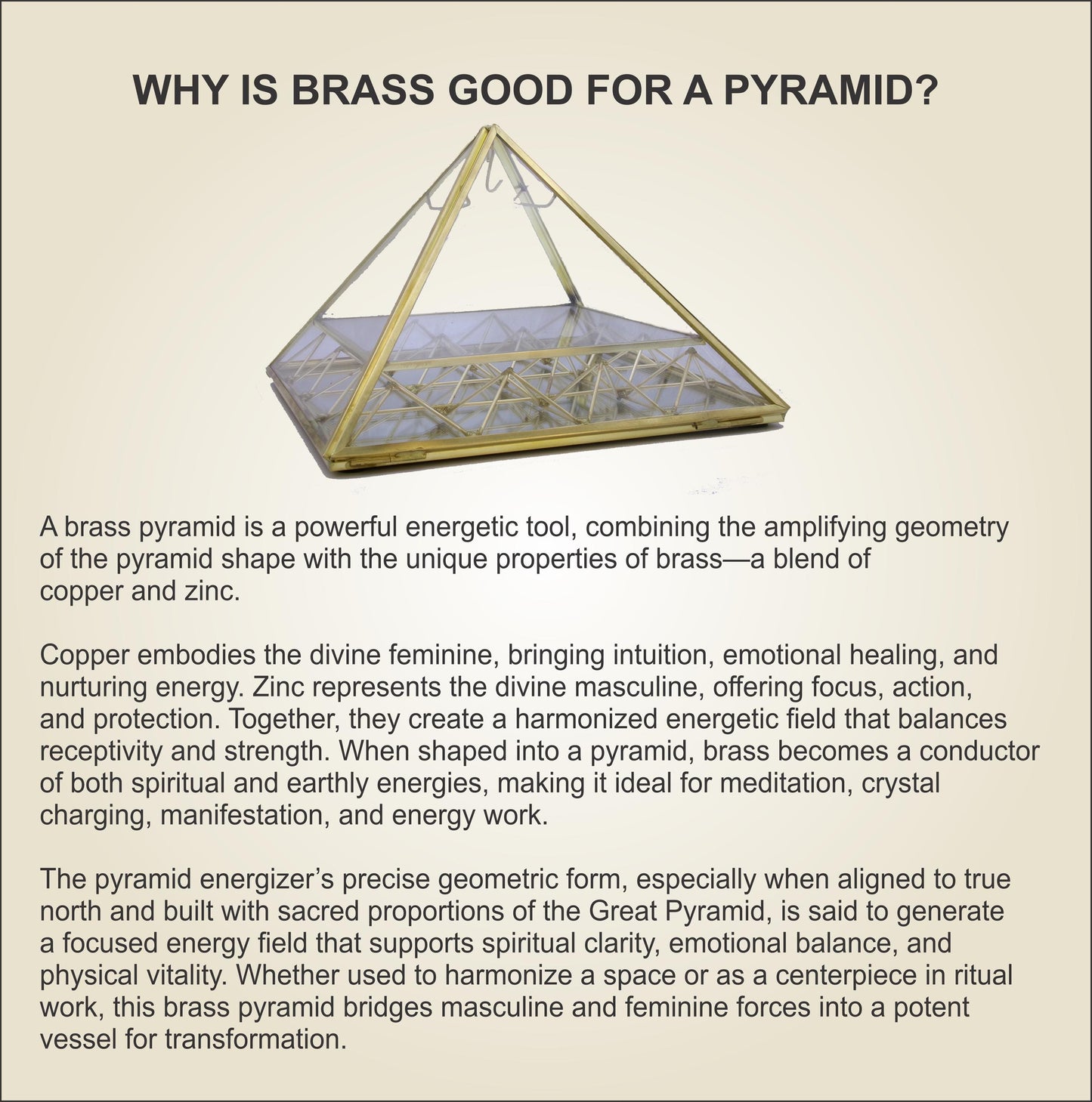 PyraCharger™ Pyramid Energizer – Patent-Pending Crystal Charging & Cleansing Tool