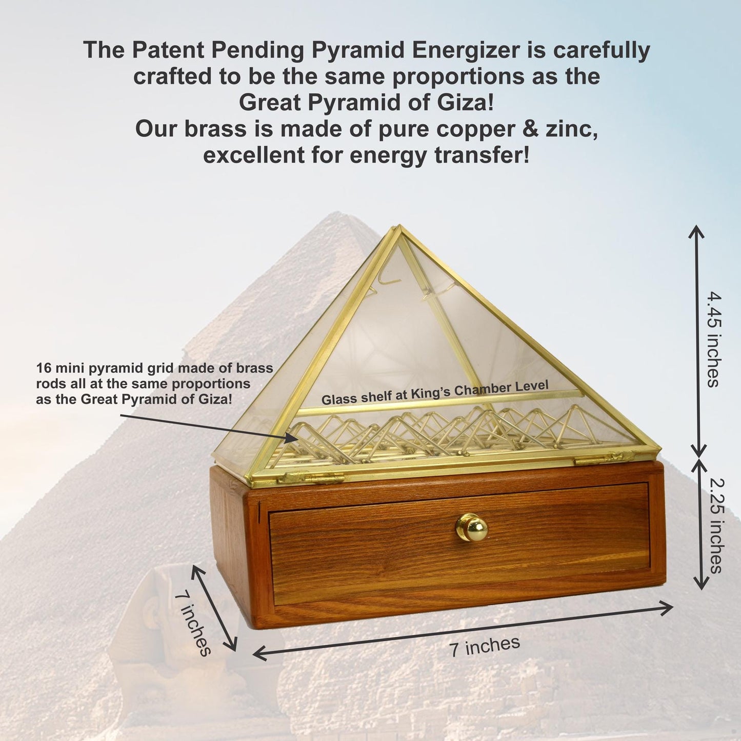 PyraCharger™ Pyramid Energizer – Patent-Pending Crystal Charging & Cleansing Tool